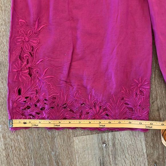 Anthropologie Women’s Jumpsuit Raspberry Size 10 NWT - Picture 13 of 16